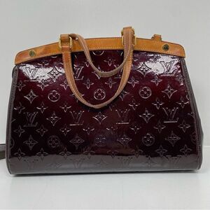 Louis Vuitton Amarante Monogram Vernis Brea MM Bag
